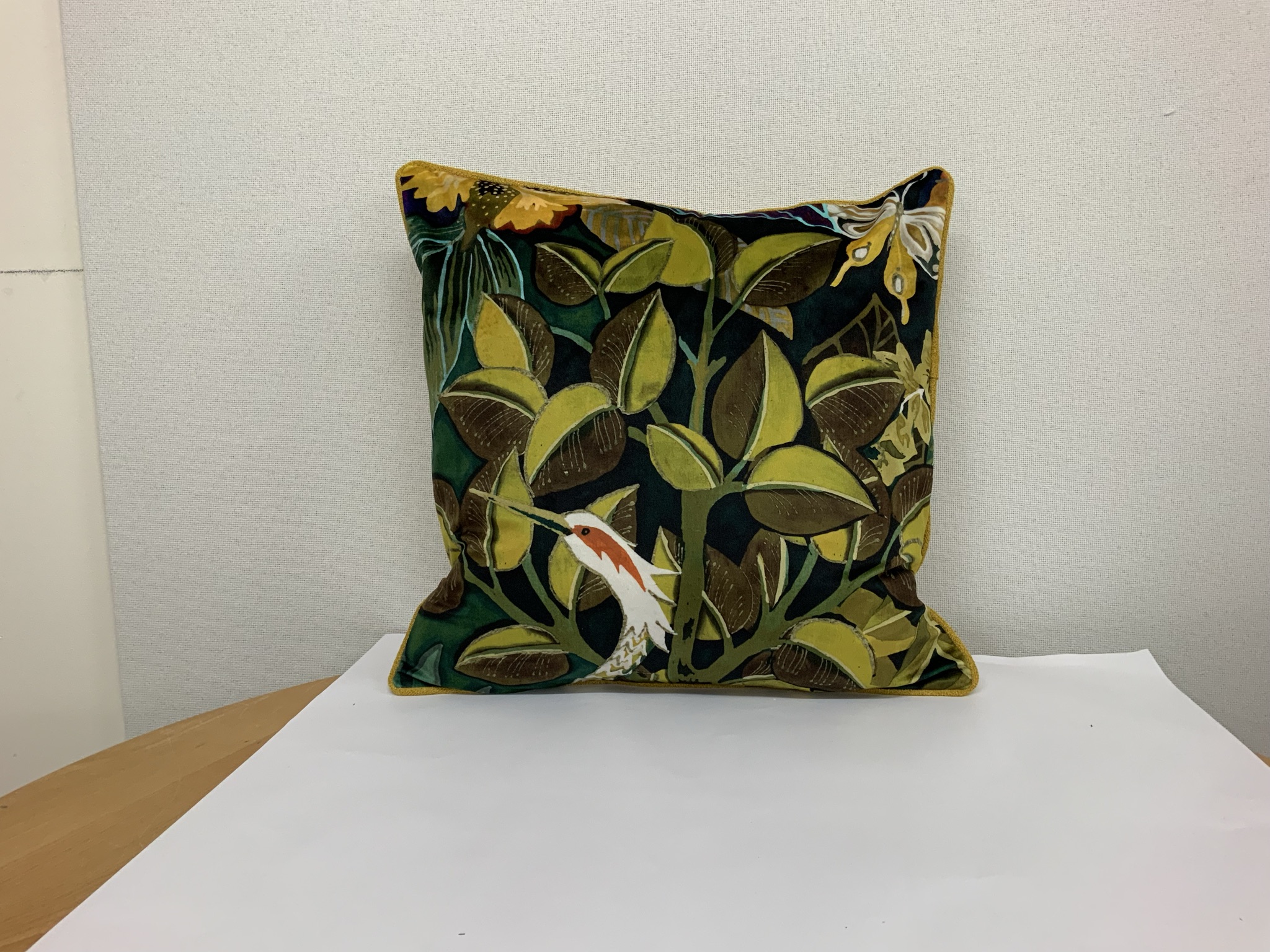 Hidden Paradise Emerald Cushion Cover 1 Hidden Paradise Emerald Cushion Cover
