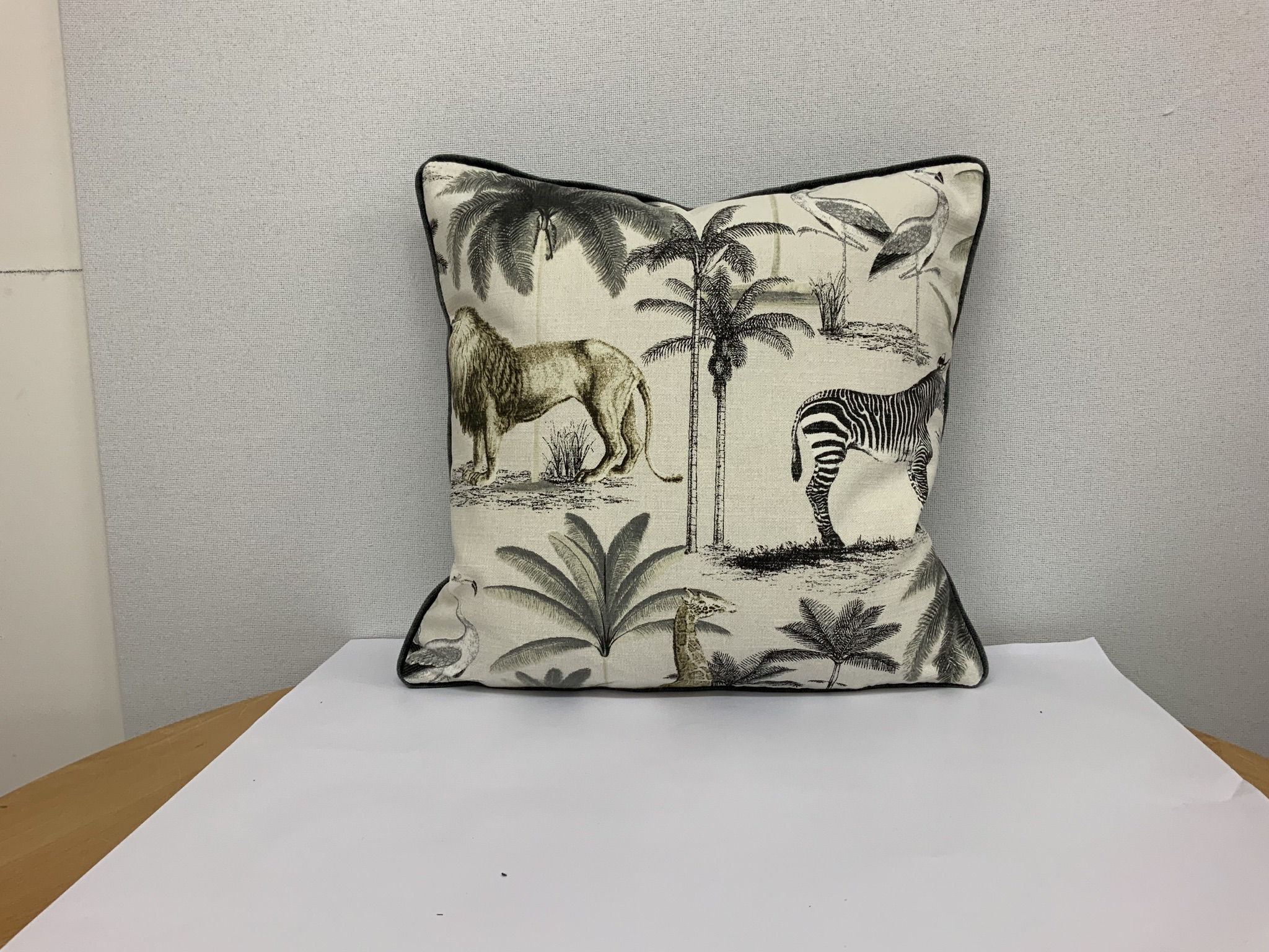 Longleat Chartreuse Cushion Cover 1 Longleat Chartreuse Cushion Cover