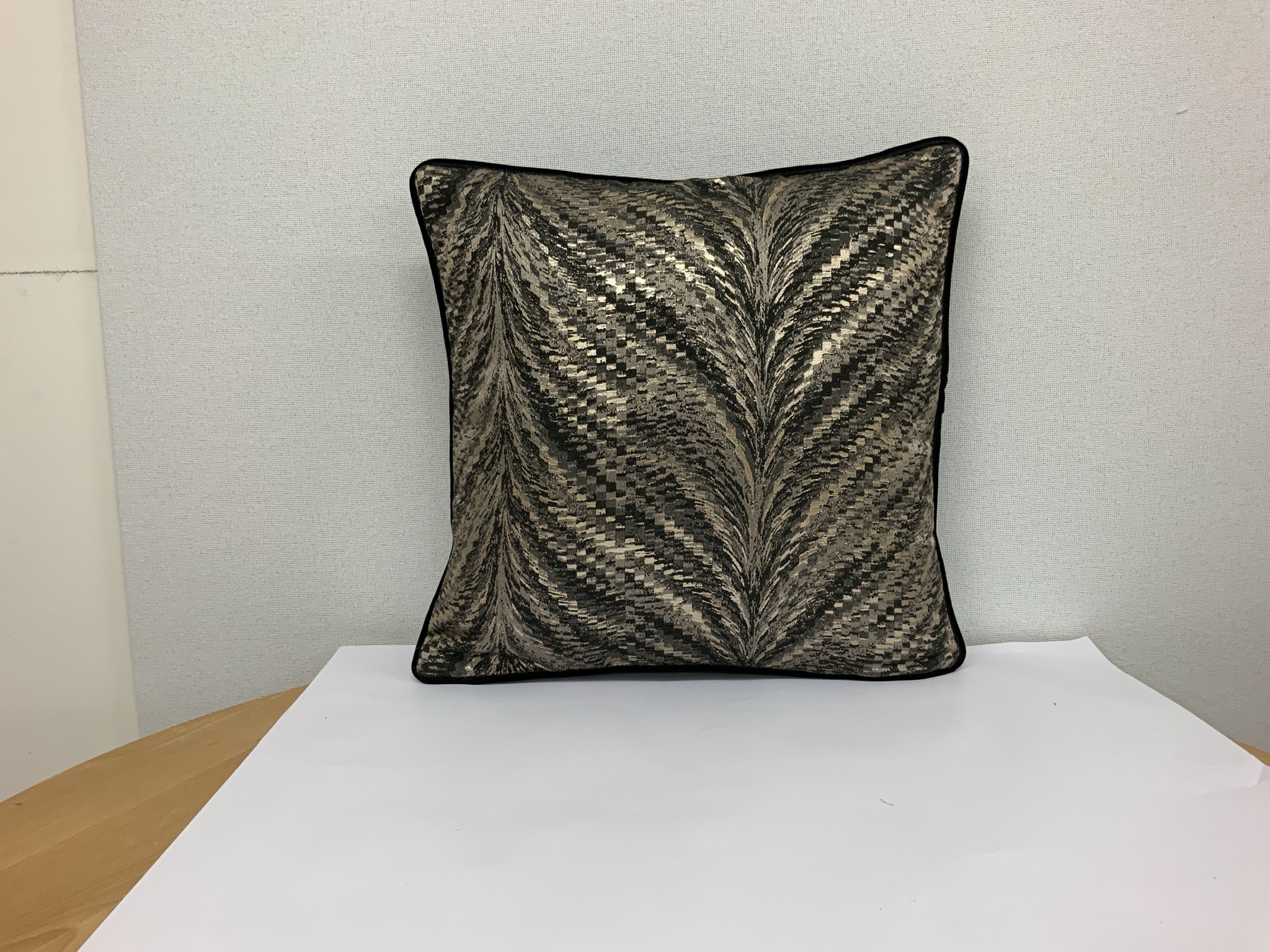 Luxor Charcoal Cushion Cover 1 Luxor Charcoal Cushion Cover