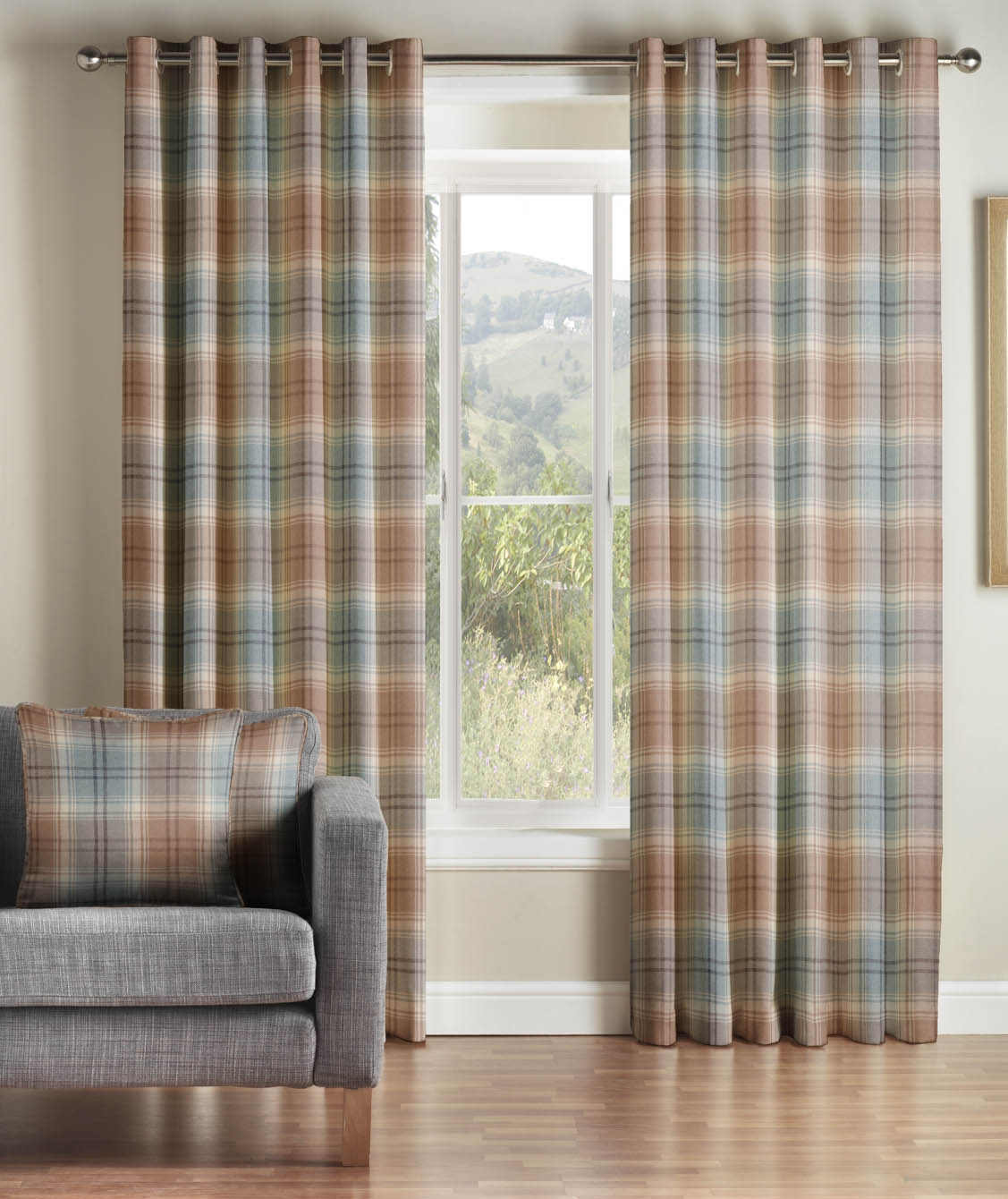 Kirkwall Duckegg Eyelet Curtains 1 Kirkwall Duckegg Eyelet Curtains